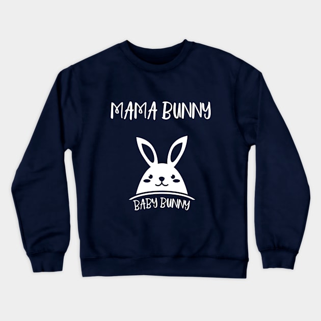 Funny Easter Bunny Pregnancy Announcement Shirts Gender Reveal Crewneck Sweatshirt by teemaniac